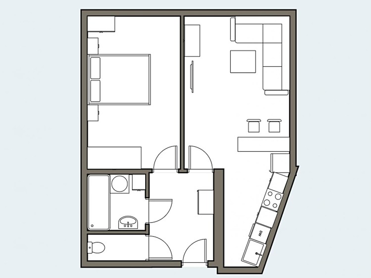Pronájem bytu 2+kk 48 m² - foto 5