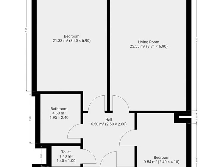 Pronájem bytu 3+kk 75 m² - foto 4