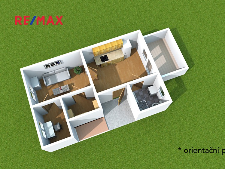 Pronájem bytu 2+kk 42 m² - foto 8