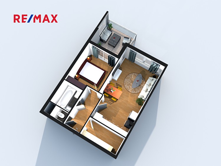 Pronájem bytu 2+kk 55 m² - foto 4