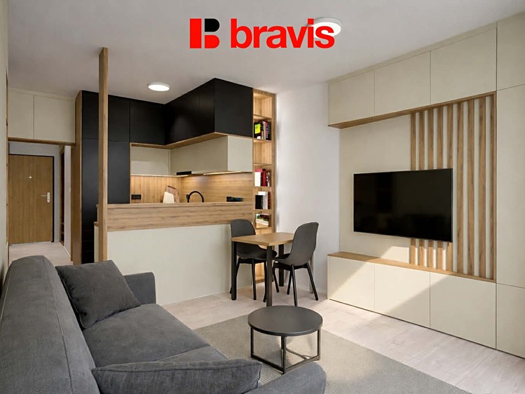Pronájem bytu 1+kk 27 m² - foto 1