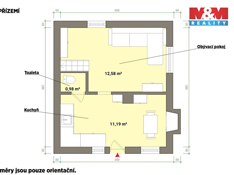 Prodej chaty 50 m², pozemek 375 m² - foto 7