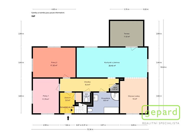 Prodej  rodinného domu 206 m², pozemek 464 m² - foto 6