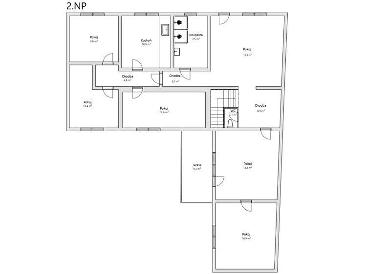 Prodej rodinného domu 282 m², pozemek 1 120 m² - foto 4