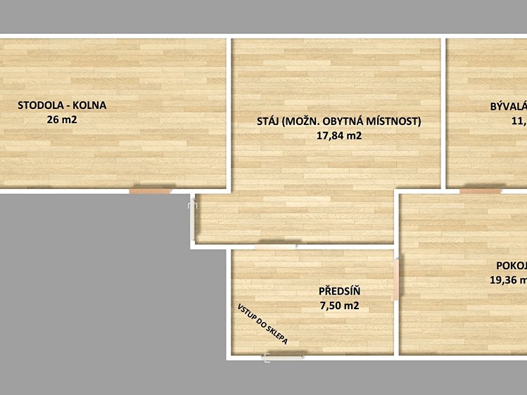 Prodej rodinného domu 56 m², pozemek 197 m² - foto 2