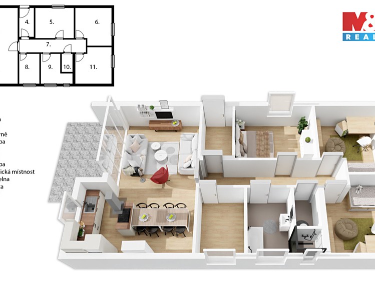 Pronájem  rodinného domu 86 m², pozemek 533 m² - foto 4