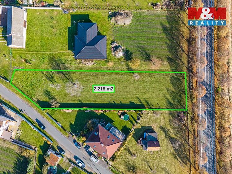 Prodej stavebního pozemku 2 218 m² - foto 8