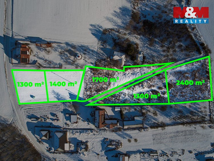 Prodej stavebního pozemku 1 300 m² - foto 8