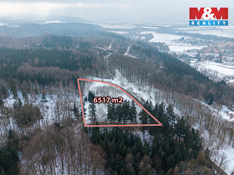 Prodej stavebního pozemku 6 517 m² - foto 4