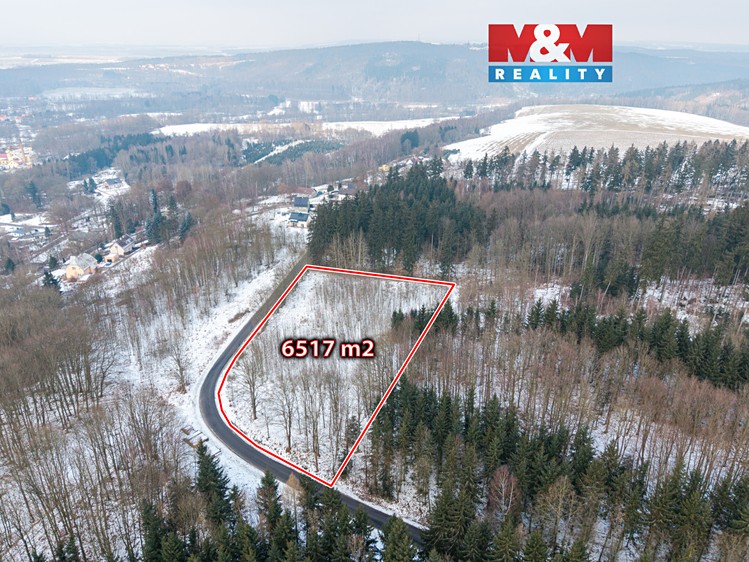 Prodej stavebního pozemku 6 517 m² - foto 1