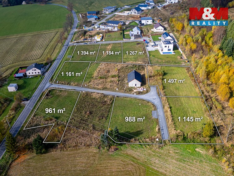 Prodej stavebního pozemku 961 m² - foto 5