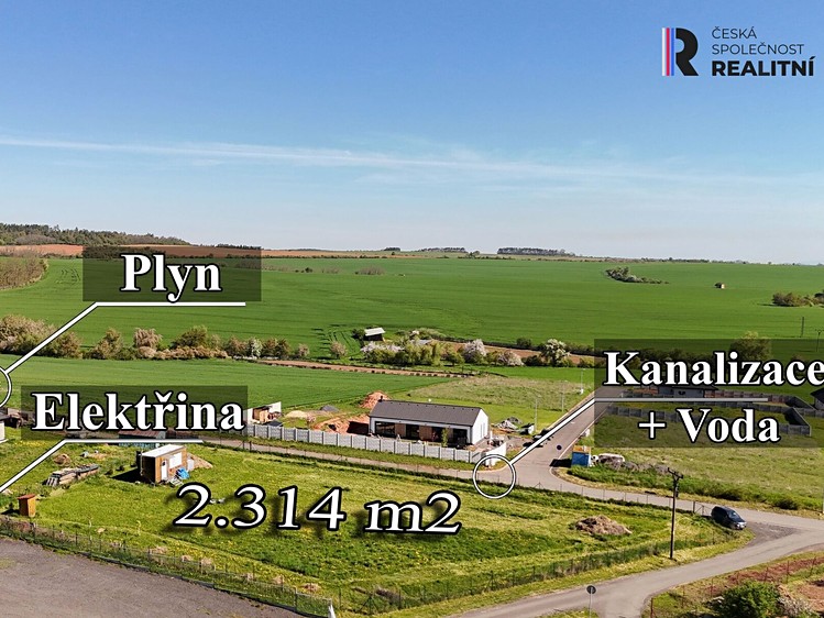 Prodej stavebního pozemku 2 314 m² - foto 2