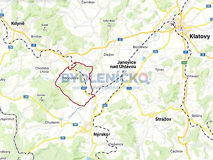 Prodej  stavebního pozemku 4 372 m² - foto 7