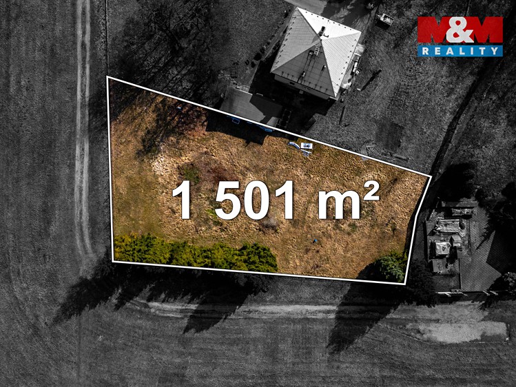 Prodej stavebního pozemku 1 501 m² - foto 2