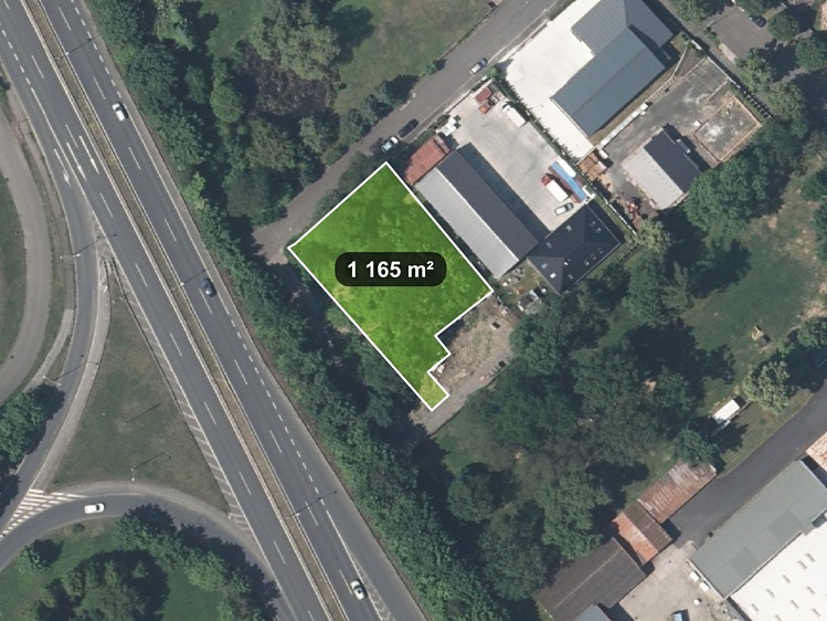 Prodej komerčního pozemku 1 165 m² - foto 1
