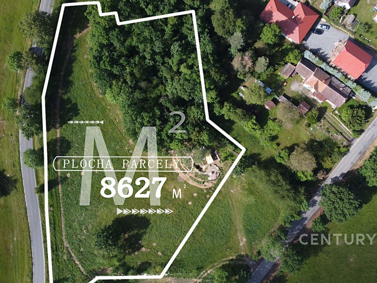 Prodej stavebního pozemku 8 627 m² - foto 1