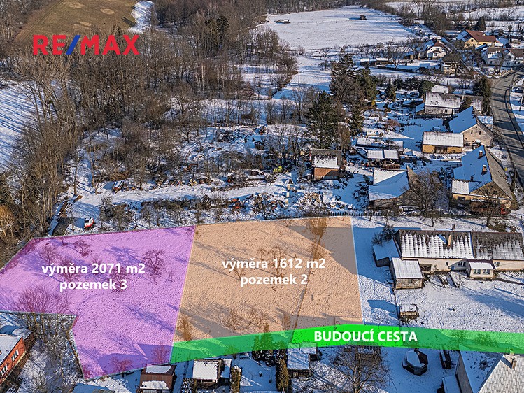 Prodej stavebního pozemku 2 071 m² - foto 5
