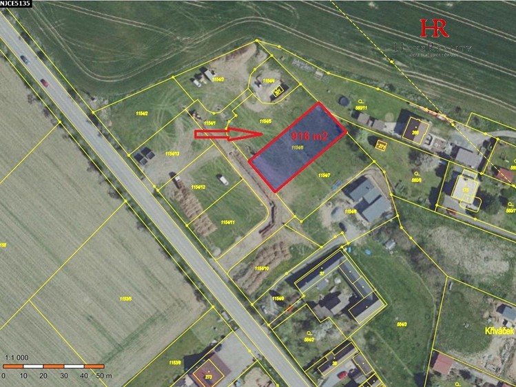 Prodej stavebního pozemku 916 m² - foto 3