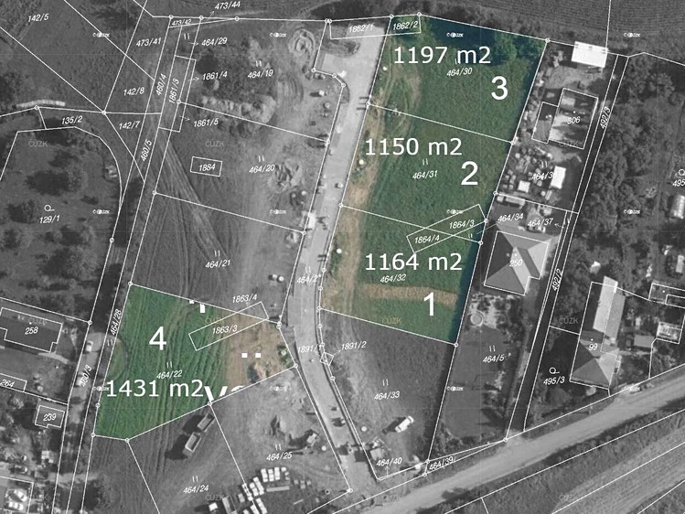Prodej stavebního pozemku 1 150 m² - foto 1