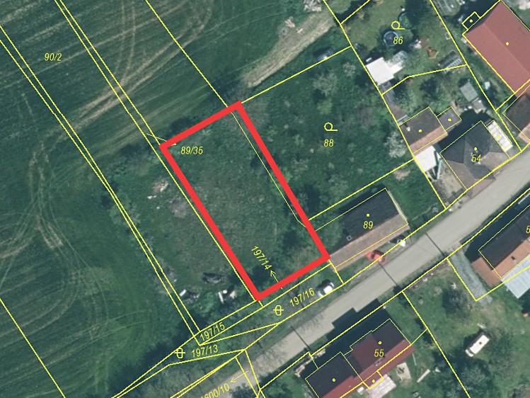 Prodej stavebního pozemku 620 m² - foto 1
