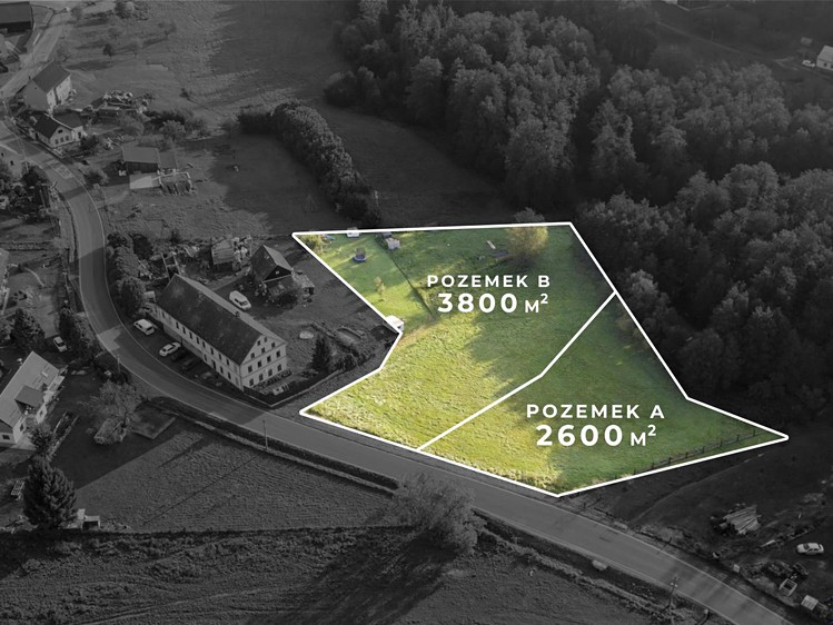 Prodej stavebního pozemku 2 600 m² - foto 1