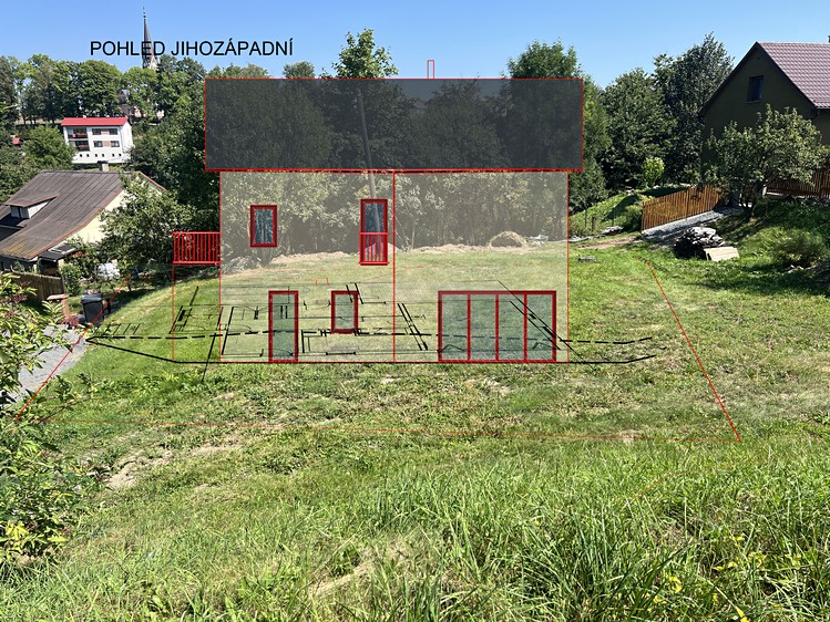 Prodej stavebního pozemku 553 m² - foto 2