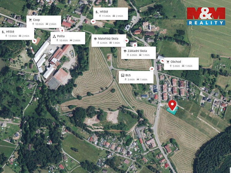 Prodej  stavebního pozemku 1 000 m² - foto 7