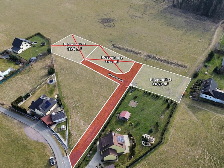 Prodej stavebního pozemku 1 063 m² - foto 6
