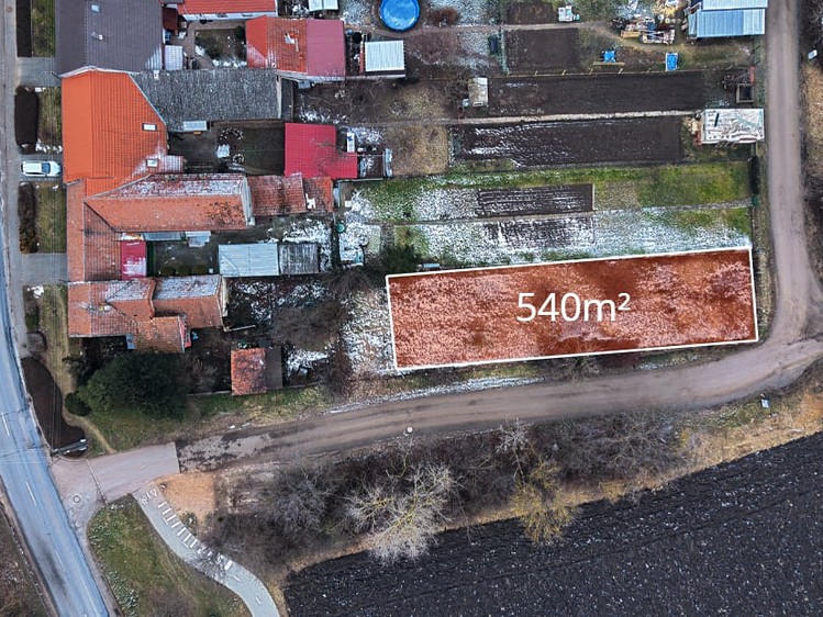 Prodej  stavebního pozemku 540 m² - foto 3