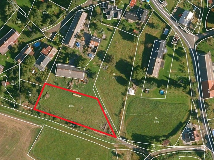Prodej stavebního pozemku 2 085 m² - foto 2