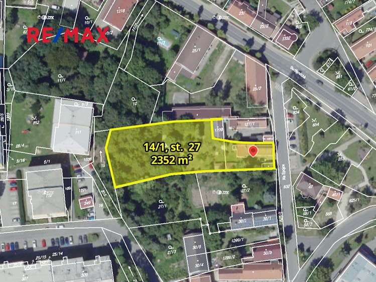 Prodej stavebního pozemku 2 352 m² - foto 7