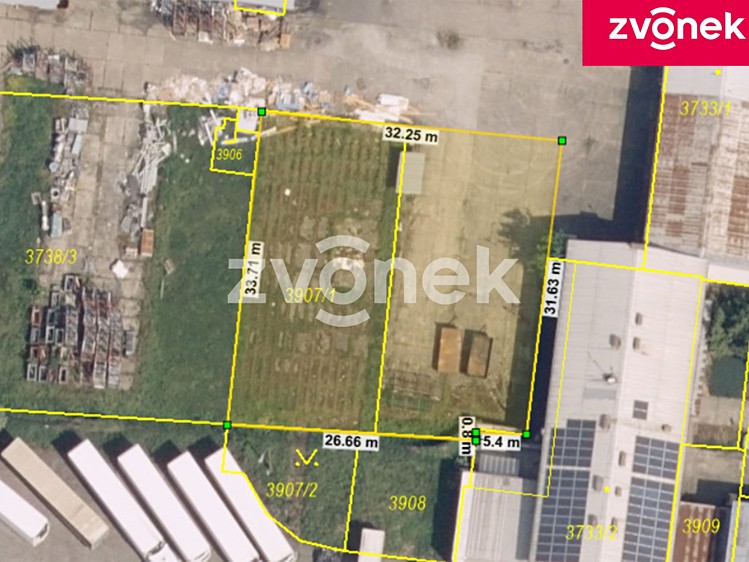 Pronájem pozemku 800 m² - foto 2
