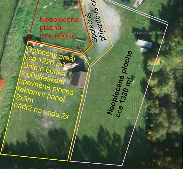 Pronájem komerčního pozemku 1 220 m² - foto 1