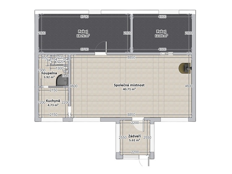 Prodej obchodního prostoru 86 m² - foto 5