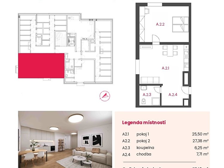 Prodej apartmánů 70 m² - foto 3