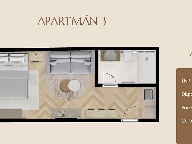 Prodej apartmánů 25 m² - foto 2