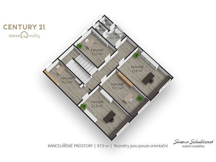 Prodej kanceláře 98 m² - foto 4