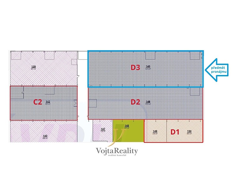 Pronájem výrobní haly, prostoru 1 272 m² - foto 8