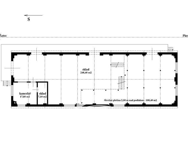 Pronájem skladového prostoru 301 m² - foto 2