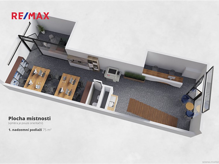 Pronájem obchodního prostoru 110 m² - foto 3