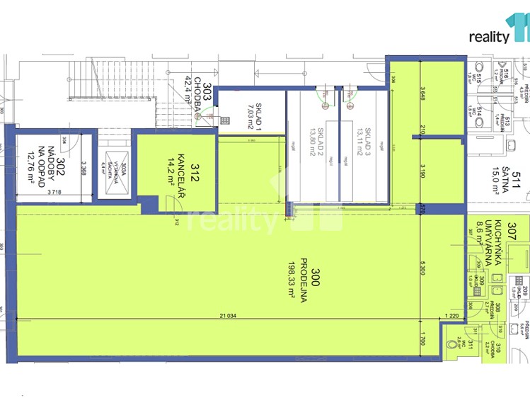 Pronájem skladového prostoru 213 m² - foto 6