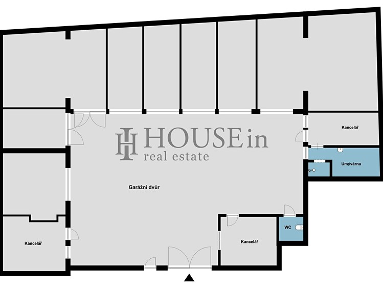 Pronájem výrobní haly, prostoru 485 m² - foto 3