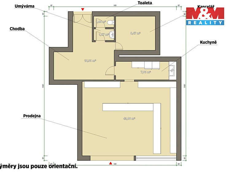 Pronájem obchodního prostoru 86 m² - foto 5