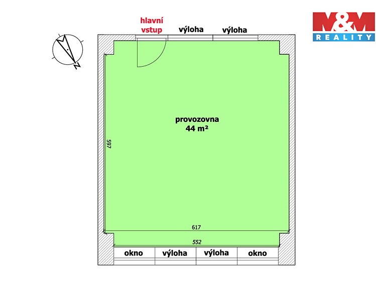 Pronájem obchodního prostoru 44 m² - foto 5