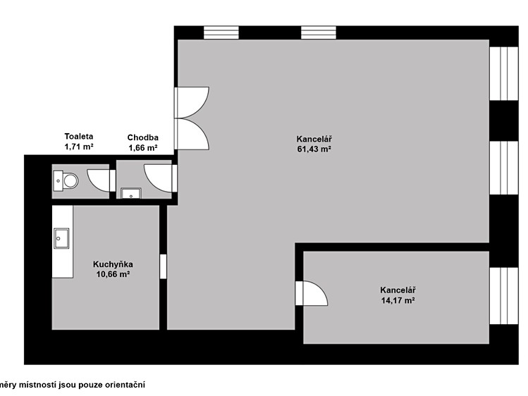 Pronájem obchodního prostoru 92 m² - foto 4