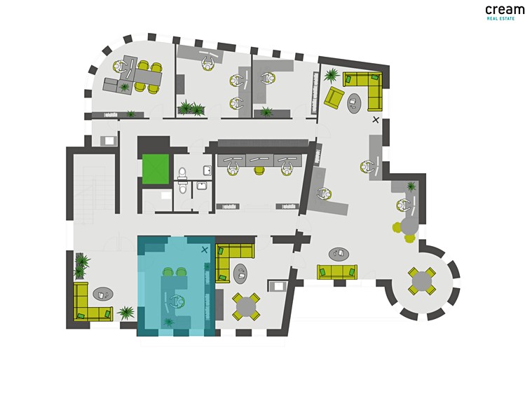 Pronájem kanceláře 21 m² - foto 3