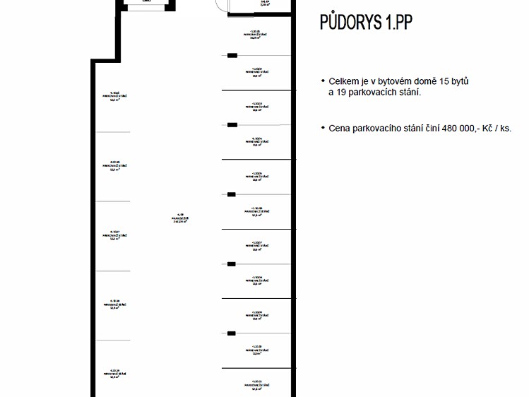 Prodej garážového stání 13 m² - foto 3