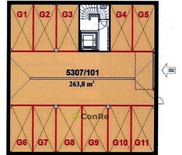 Prodej garážového stání 13 m² - foto 1