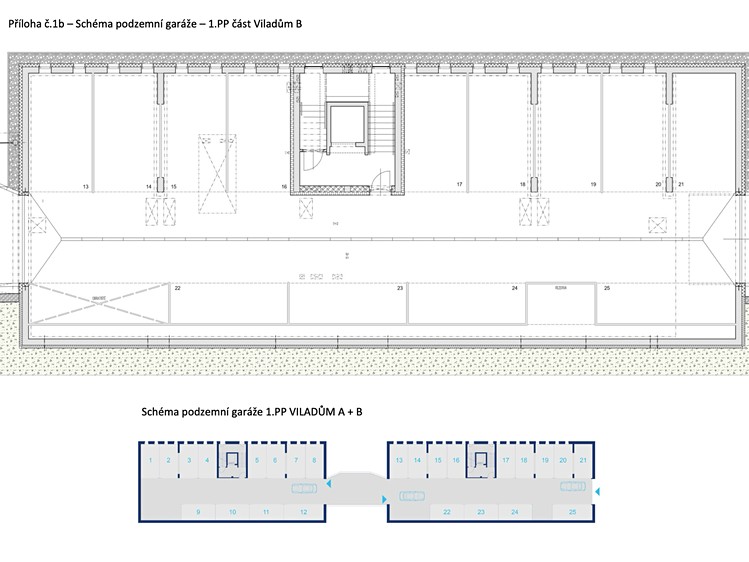 Pronájem garážového stání 16 m² - foto 3