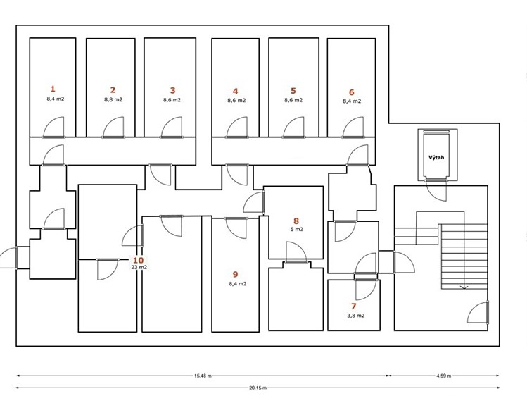 Pronájem specifického typu nemovitosti 9 m² - foto 3